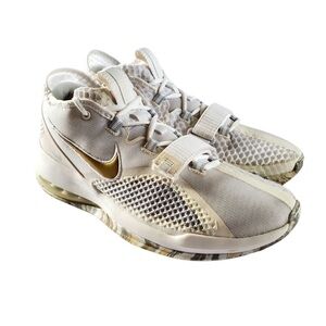 Nike Mens Air Force Max Low White and Gold Size 11